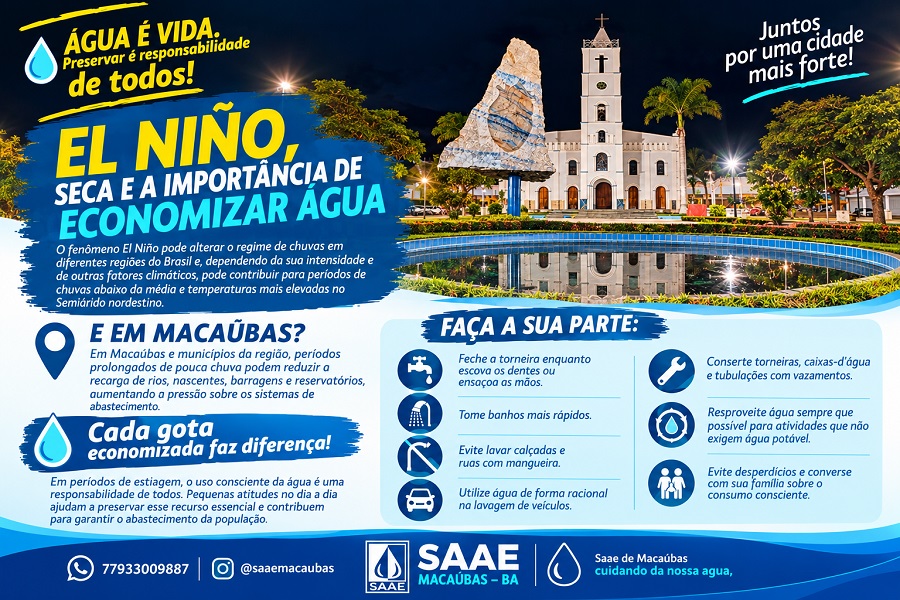 Água é Vida_ Economizar é Cuidar